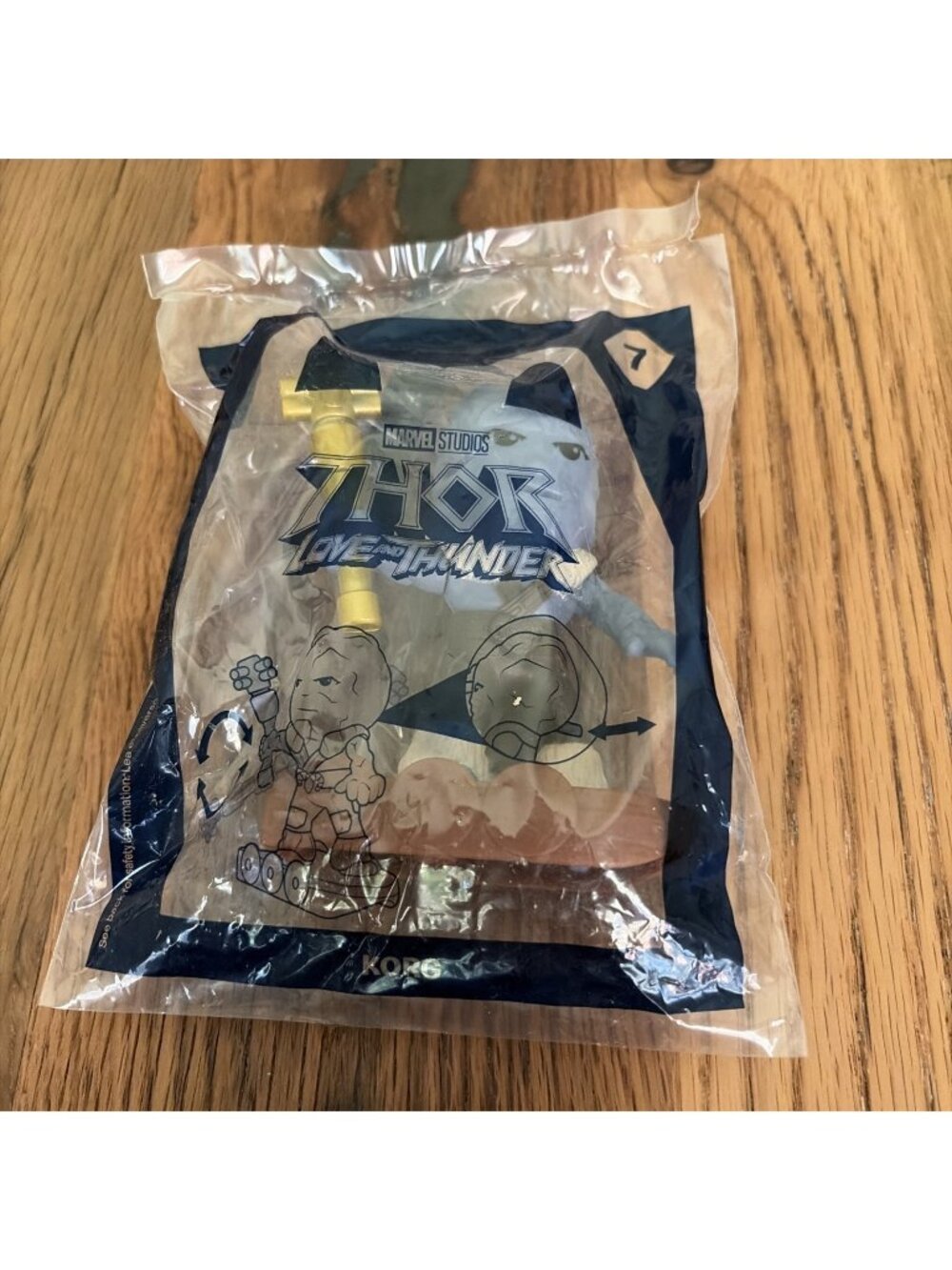 Marvel Studios Thor Love The Thunder Korg McDonalds Toy Sealed